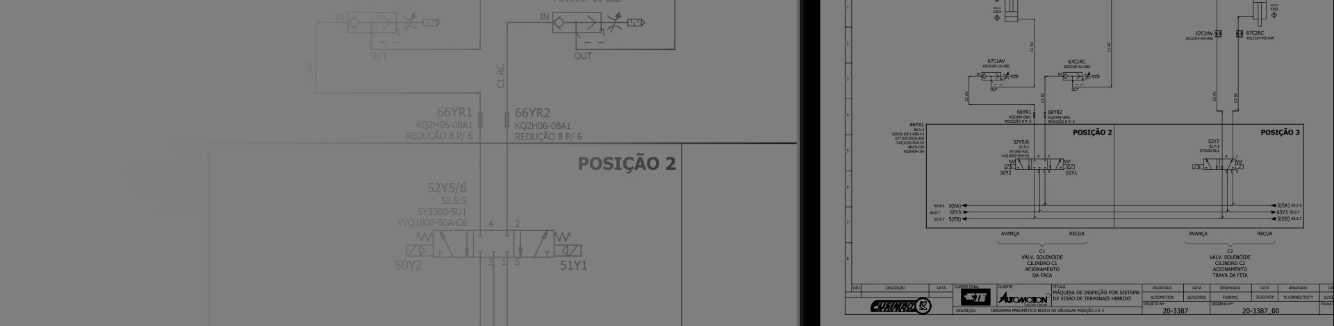 Projetos elétrico, pneumático, hidráulico e macânico